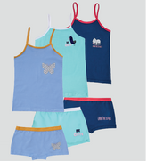 Printed Girls Set  (Top-Bottom) Pack Of 3